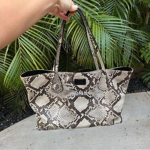 Lucchese Python Snakeskin Tote Bag